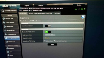 Setare media server pe router. Setari de baza, simplu...